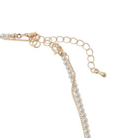 Green Parks パール２連Ｙ字ネックレス