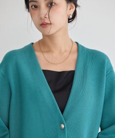 YECCA VECCA ダブルフェイス配色コーディガン