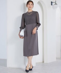 etoll. ドレス コンビワンピース 3wayレースボレロ&マーメイドキャミドレス（ドレス）｜etoll.（エトル