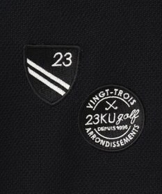 23区GOLF 【キングサイズ】ハニカムカノコ 半袖ポロシャツ