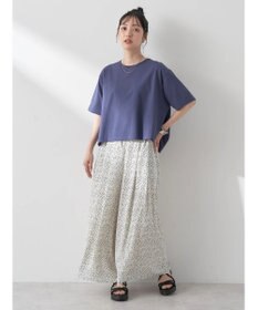 earth music&ecology バックタッククロップドＴ