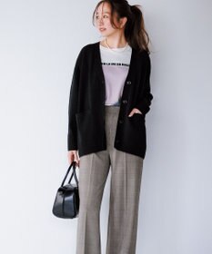 UNFILO 【ウエストゴム/14サイズ展開】beauty warm pants ワイド