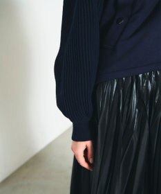 GRACE CONTINENTAL ニットコンビパーカー