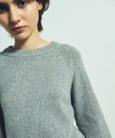 GRACE CONTINENTAL カシミヤ混ラメニットトップ
