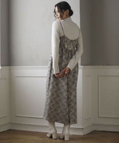 Green Parks ・ＳＵＧＡＲＳＰＯＯＮリボンジャカードキャミワンピ