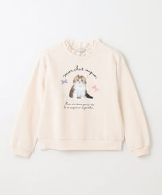 ANY KIDS フォトネコ 裏毛 トレーナー