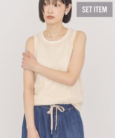 AMERICAN HOLIC 【２点セット】メッシュレイヤードタンクトップ