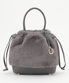 組曲 ファーバケットコンビ バッグ