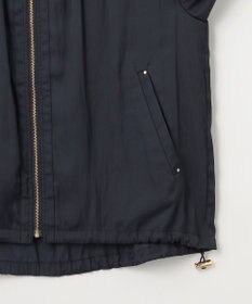 ANY SIS S 【接触冷感・速乾・UVカット】ツヤテロギャザー ブルゾン