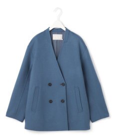 ICB WoolRever ノーカラーショートコート