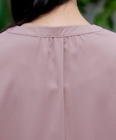 Tiaclasse 【洗える】スキッパー衿ボタンブラウス