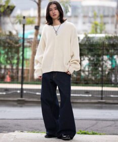 WEGO 【ユニセックス着用ITEM/MLサイズ展開】クロップドカーディガン