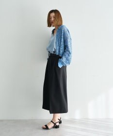 YECCA VECCA ベルトSETクロップド丈パンツ