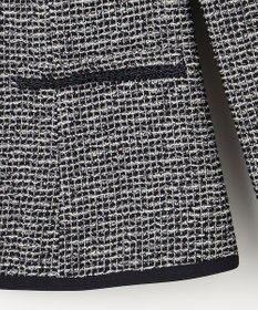 ANY SIS L シャイニーストレッチツイード ジャケット