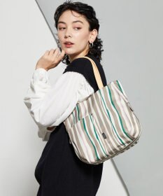 Y'SACCS 【ムック本掲載】ドローイングストライプ　ミニトートバッグ