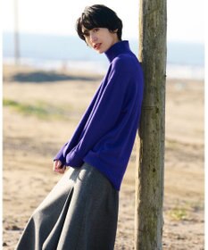 ICB 【新色追加・WEB限定カラーあり】 ソフトカシミヤミックス ハイネックニット