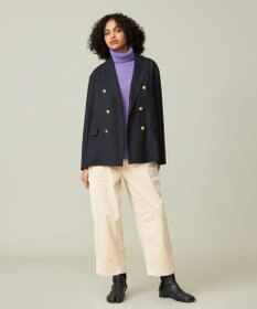 J.PRESS YORK STREET 【WOMEN】ウールカシミヤ タートルネックニット