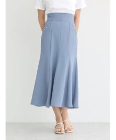 earth music&ecology パール付きマーメイドスカート