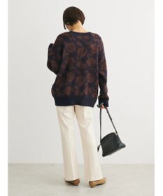 Green Parks ・ＳＵＧＡＲ　ＳＰＯＯＮ　フラワーシャギーニット