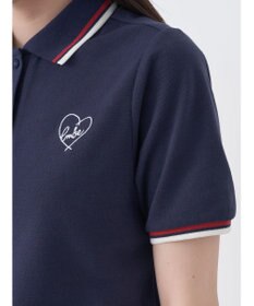 earth music&ecology ハートロゴ刺繍ポロ