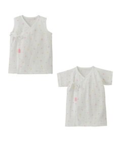 MIKI HOUSE HOT BISCUITS メッシュ短肌着2枚セット