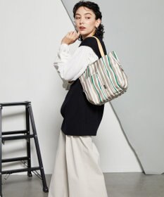 Y'SACCS 【ムック本掲載】ドローイングストライプ　ミニトートバッグ