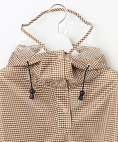 MOONBAT FLAT PURE サイクル レインポンチョ チェック 自転車 収納袋付き