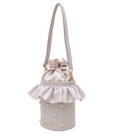 Maison de FLEUR パール２Ｗａｙフリル巾着バッグ
