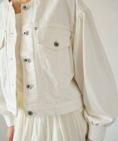 GRACE CONTINENTAL ノーカラーデニムジャケット