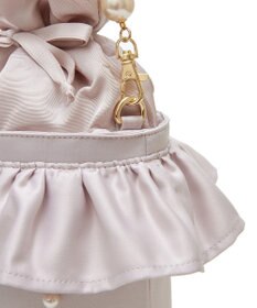 Maison de FLEUR パール２Ｗａｙフリル巾着バッグ
