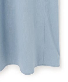 ICB L 【先行予約・WEB限定・丈が選べる】ナチュラルストレッチタフタ 5分袖ワンピース