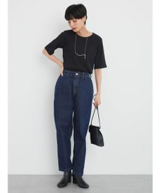 AMERICAN HOLIC デニムバルーンタックパンツ