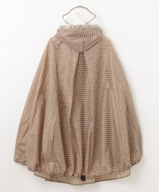 MOONBAT FLAT PURE サイクル レインポンチョ チェック 自転車 収納袋付き