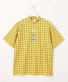 PW CIRCULUS 【UVカット / 吸水速乾 / 伸縮性抜群】【MEN】ＰＷロゴ＆チェックモックT