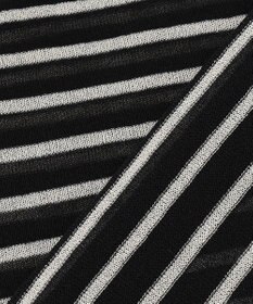 UNFILO シアーフォルムニット ボーダー