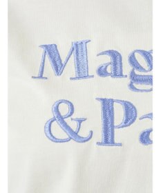 earth music&ecology フォルムスリーブ刺繍ロゴＴＥＥ