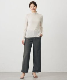 J.PRESS LADIES L モナベールツイル ワイド パンツ