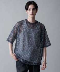 WEGO 【2点SET】メッシュパターンアンサンブルPOシャツ（SS）