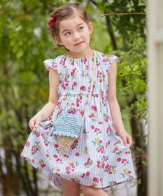 ANY KIDS プリント サマー ワンピース