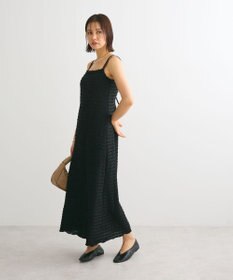 Green Parks カップ付きフリル生地キャミワンピース