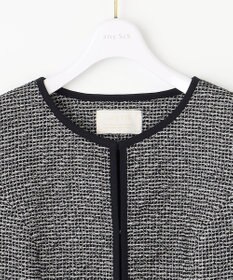 ANY SIS シャイニーストレッチツイード ジャケット