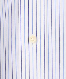 J.PRESS MEN 【PREMIUM PLEATS / 形態安定】スーピマコットンパナマストライプ ドレスシャツ / B.D.