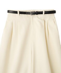 YECCA VECCA ベルトSETクロップド丈パンツ