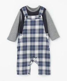 J.PRESS KIDS 【BOX付き】【80-90㎝】長袖Tシャツ&オーバーオール セット