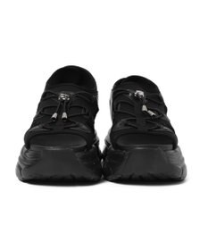 WEGO 【SMLXLサイズ展開】クリアライトソールレースアップサンダル