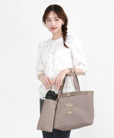 TOCCA 【A4サイズ対応・撥水・サスティナブル素材】LOGO RAIN 2SET BAG バッグ