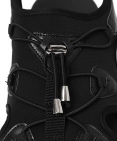 WEGO 【SMLXLサイズ展開】クリアライトソールレースアップサンダル