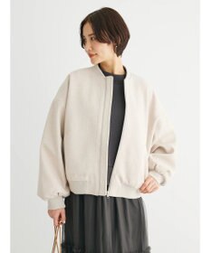 Green Parks ・ＥＬＥＮＣＡＲＥ　ＤＵＥ　ウールライクブルゾン