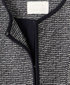 ANY SIS シャイニーストレッチツイード ジャケット