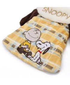 PET PARADISE スヌーピー ポンチョ 《にっこり チェック柄》中型犬 大型犬